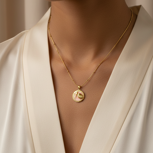 Stay Shiny, Honey!  Anti-Tarnish Gold Necklace That Keeps Its Glow